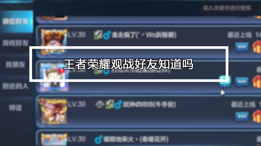 王者荣耀观战好友对方知道吗