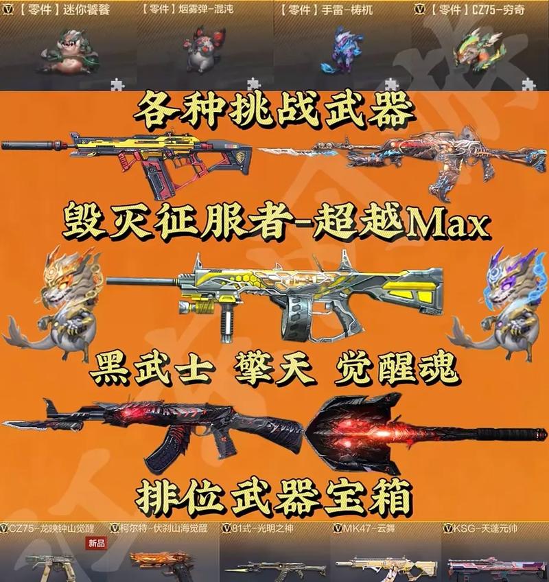 穿越火线挑战模式什么武器最好