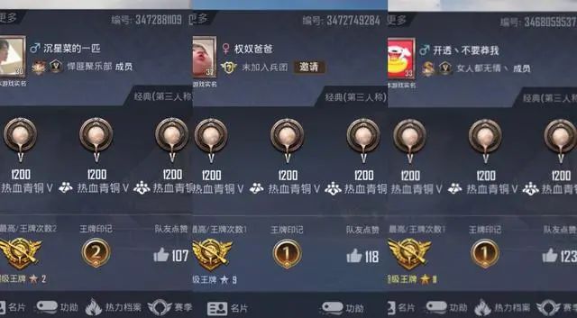 和平精英的段位