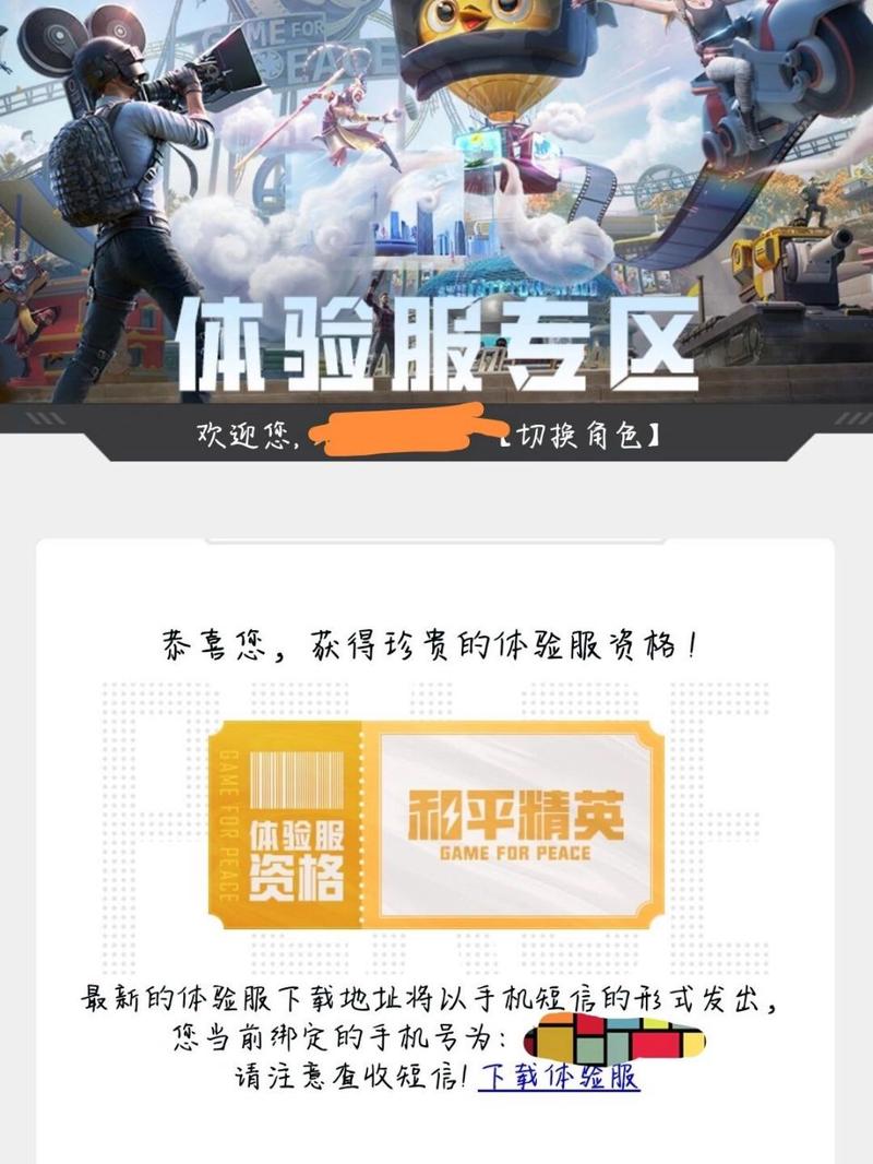 和平精英怎么玩体验服