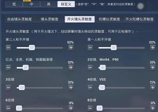 和平精英灵敏度怎么调最稳