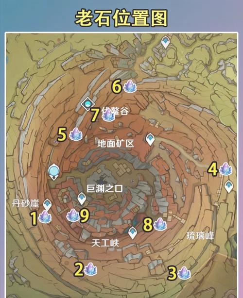 原神老石位置
