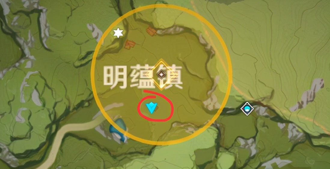 原神蒙德地灵龛位置