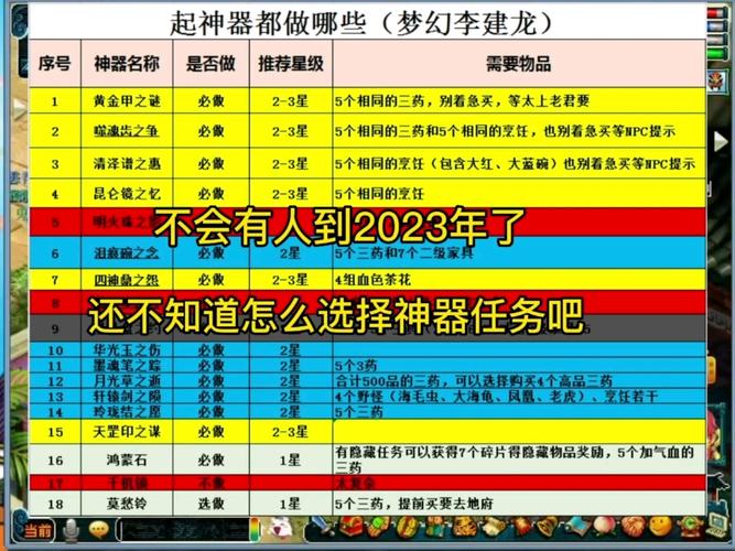 梦幻西游攻略