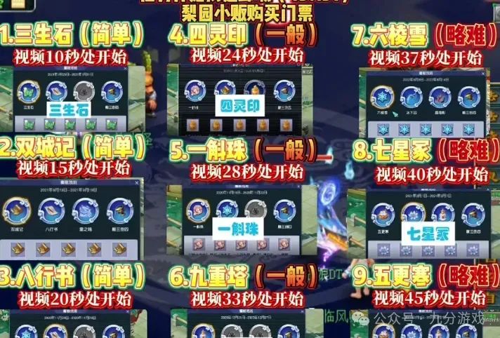 梦幻西游六棱雪攻略